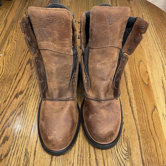 Red Wing 4200 Dynaforce Waterproof Boots (Steel Toe) Brown NEW Men’s Size 13 main image 5